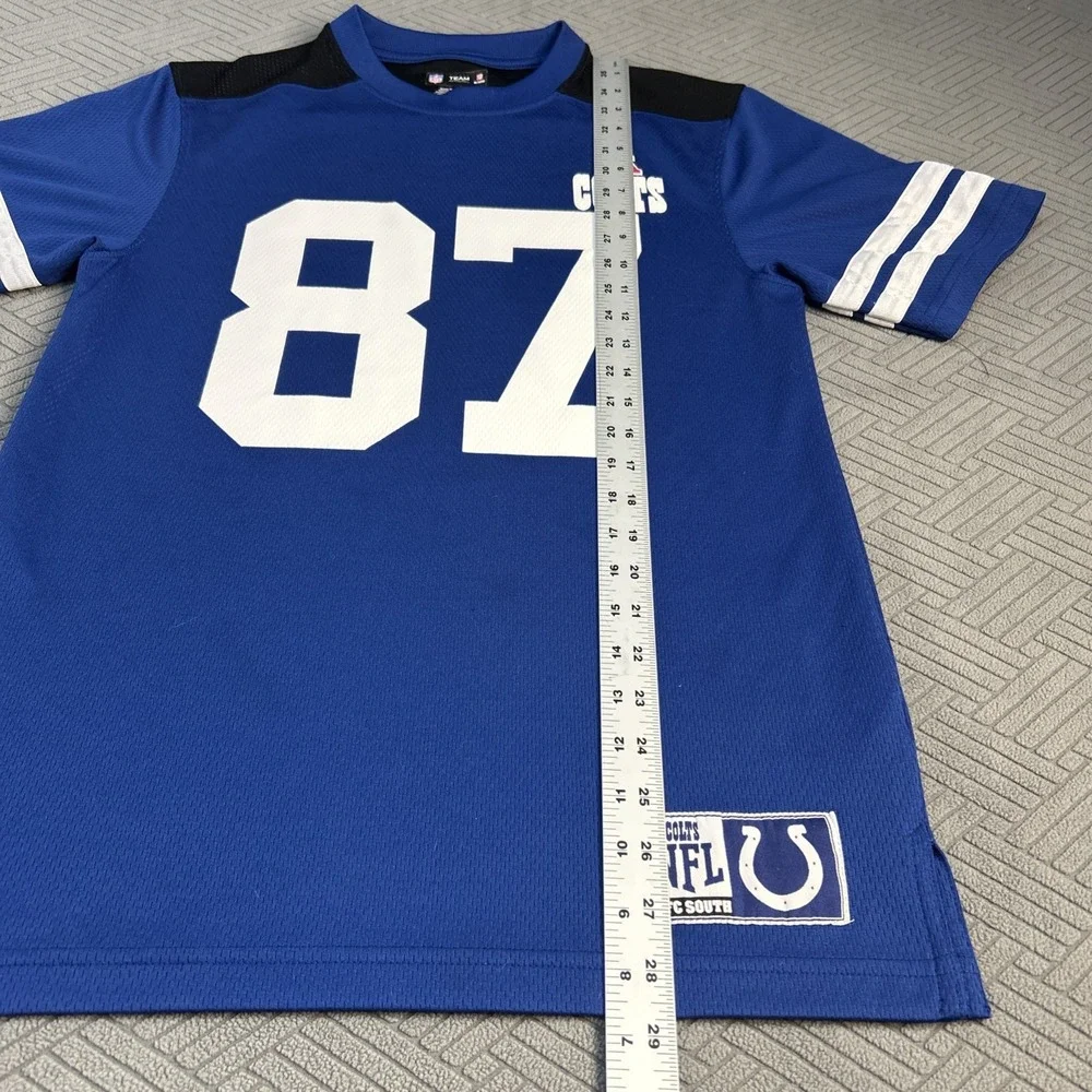 Colts AFC South Football Jersey 87 Reggie Wayne Medium NFL team Apparel A SM